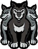 Escudo do Red Wolves
