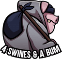 Escudo do 4 SWINES & A BUM