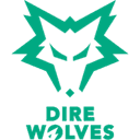 Escudo do Dire Wolves